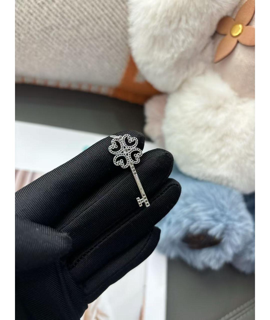 TIFFANY&CO Серебрянный кулон из белого золота, фото 5