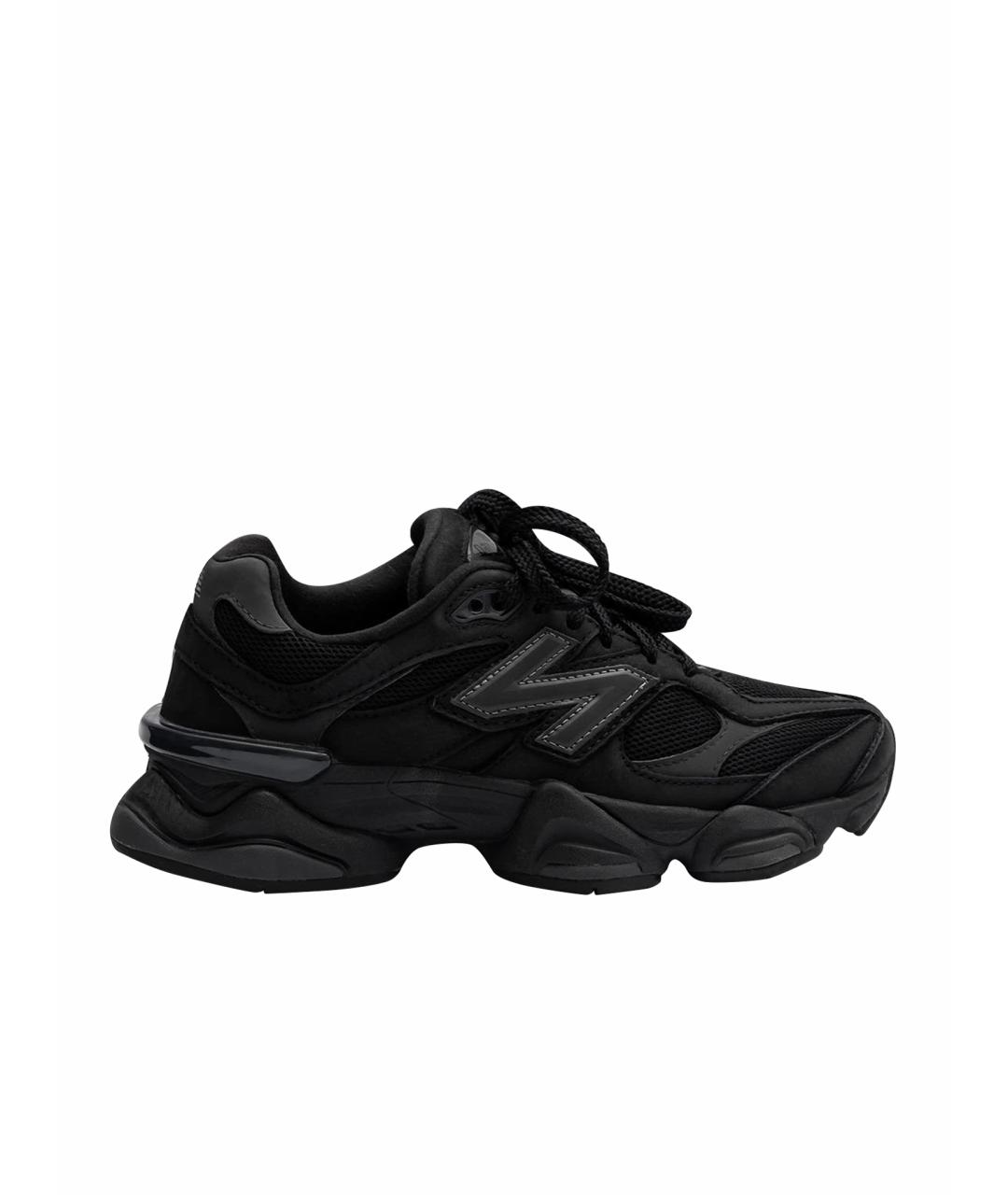 NEW BALANCE Черные замшевые кроссовки, фото 1