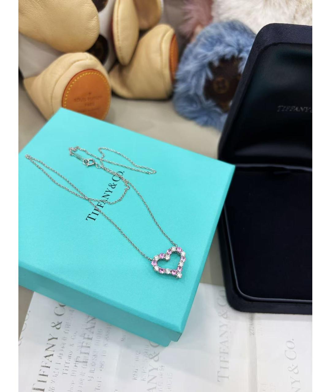 TIFFANY&CO Серебряное колье из белого золота, фото 7