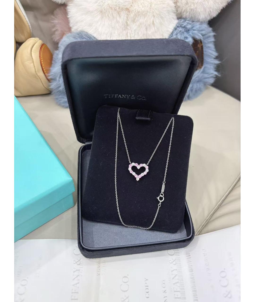 TIFFANY&CO Серебряное колье из белого золота, фото 3