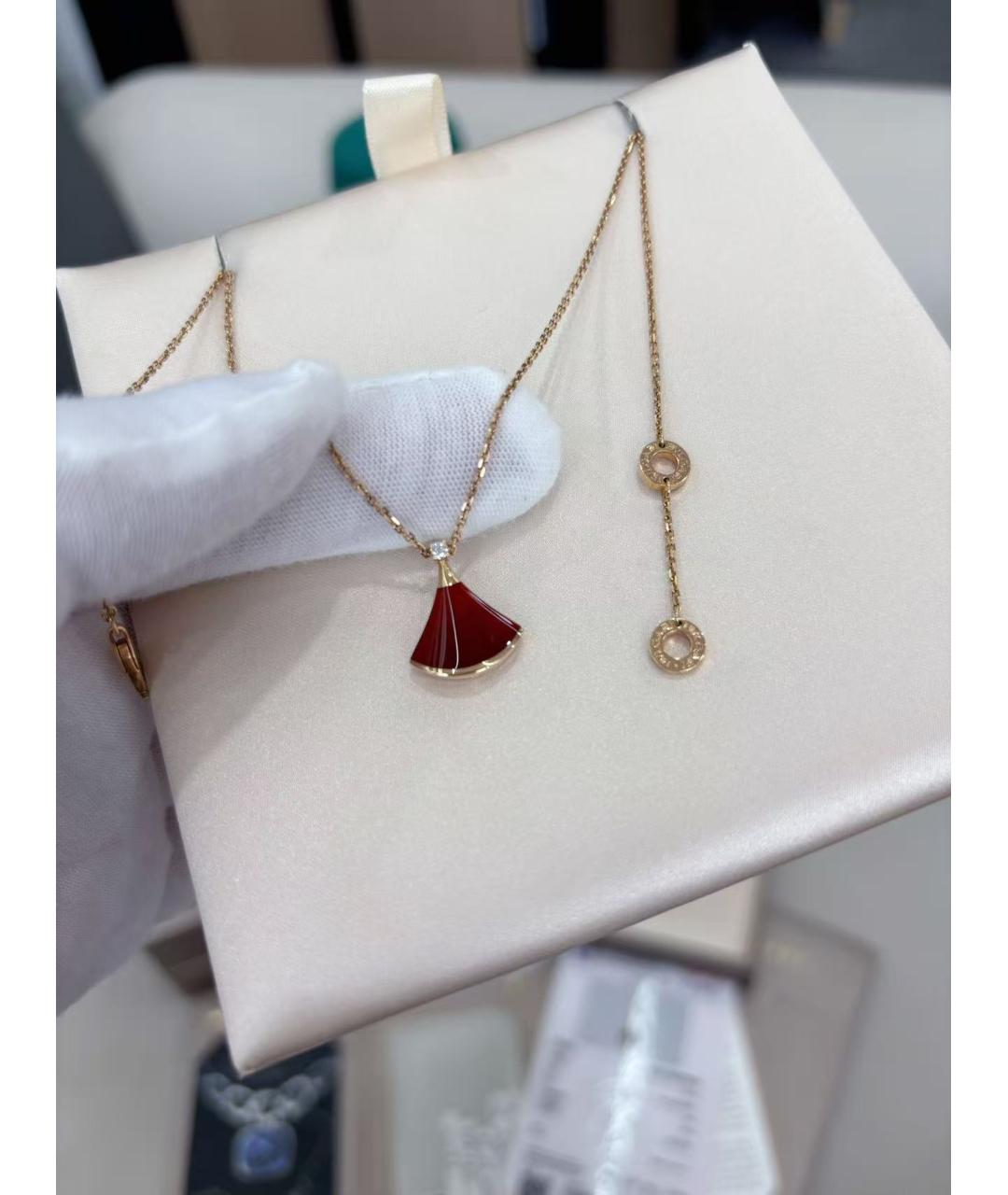 BVLGARI Золотое колье из розового золота, фото 2
