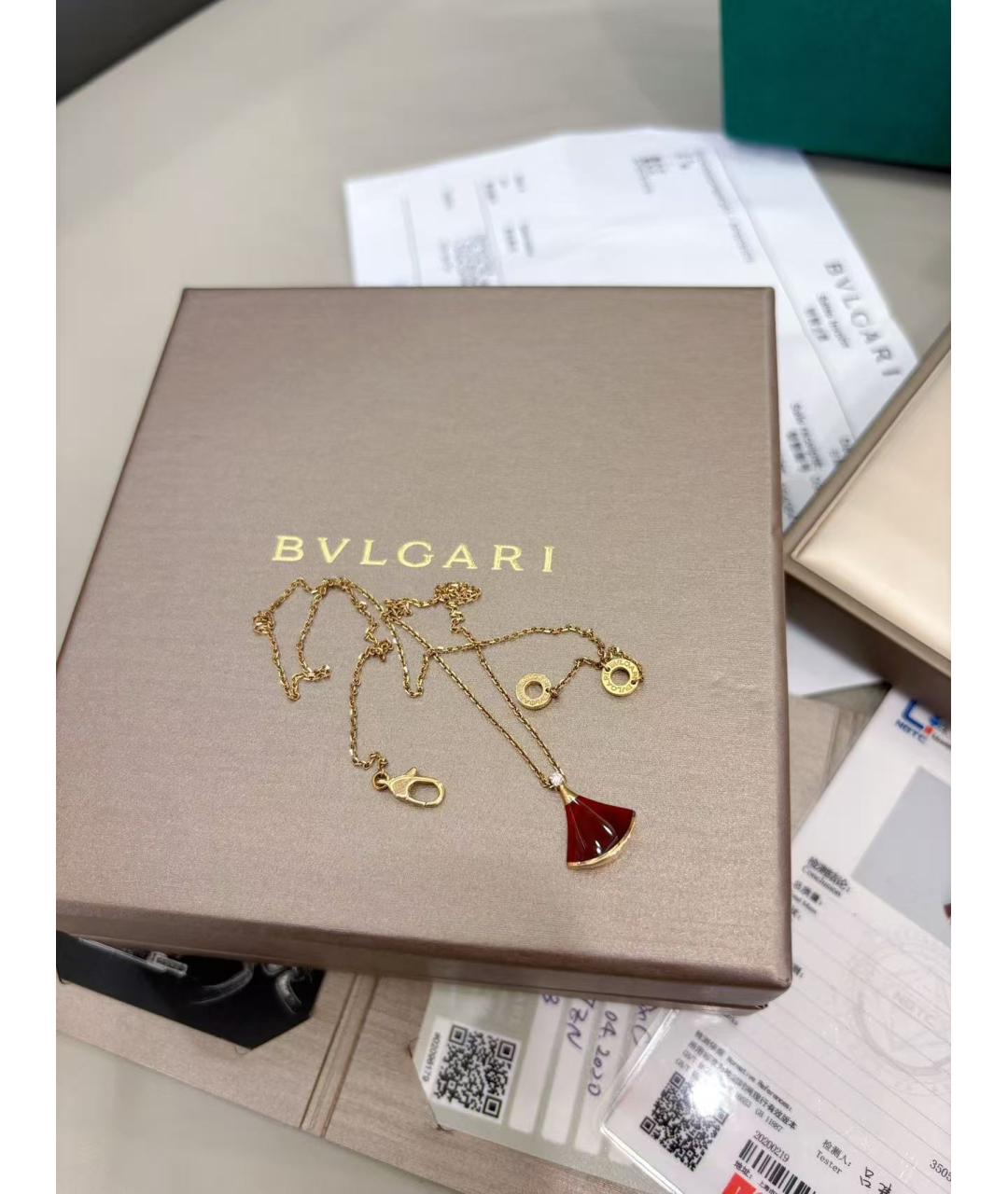 BVLGARI Золотое колье из розового золота, фото 3