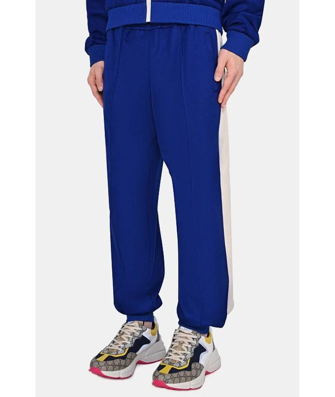 GUCCI Синие спортивные брюки и шорты, фото 3