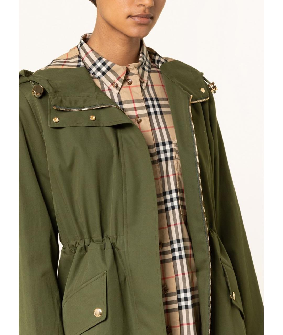 BURBERRY Хаки парка, фото 2