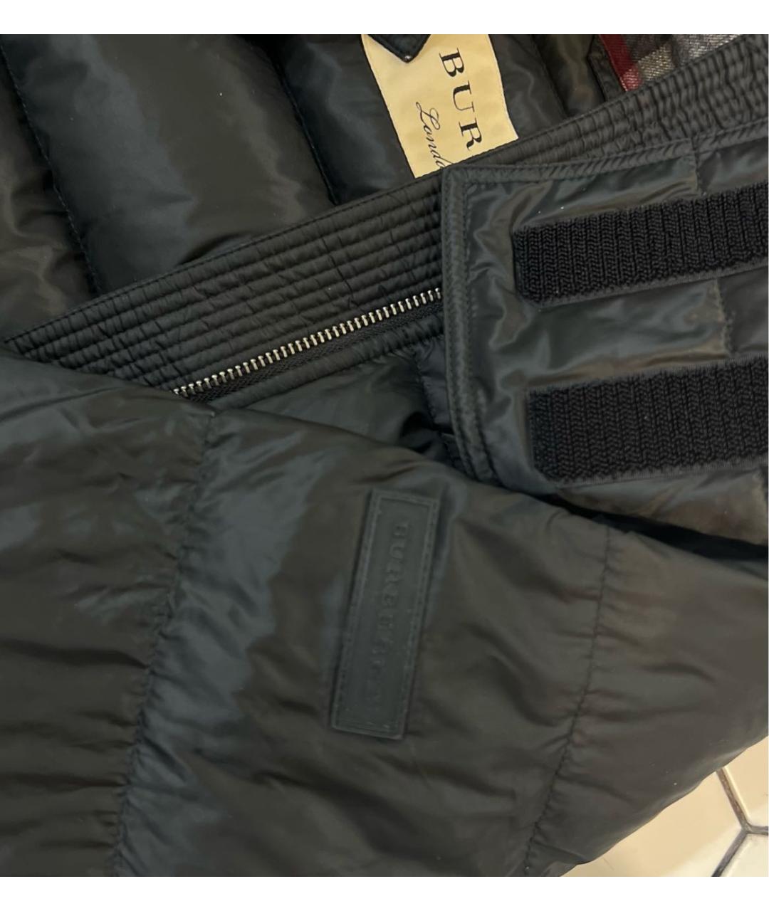 BURBERRY Черный пуховик, фото 4