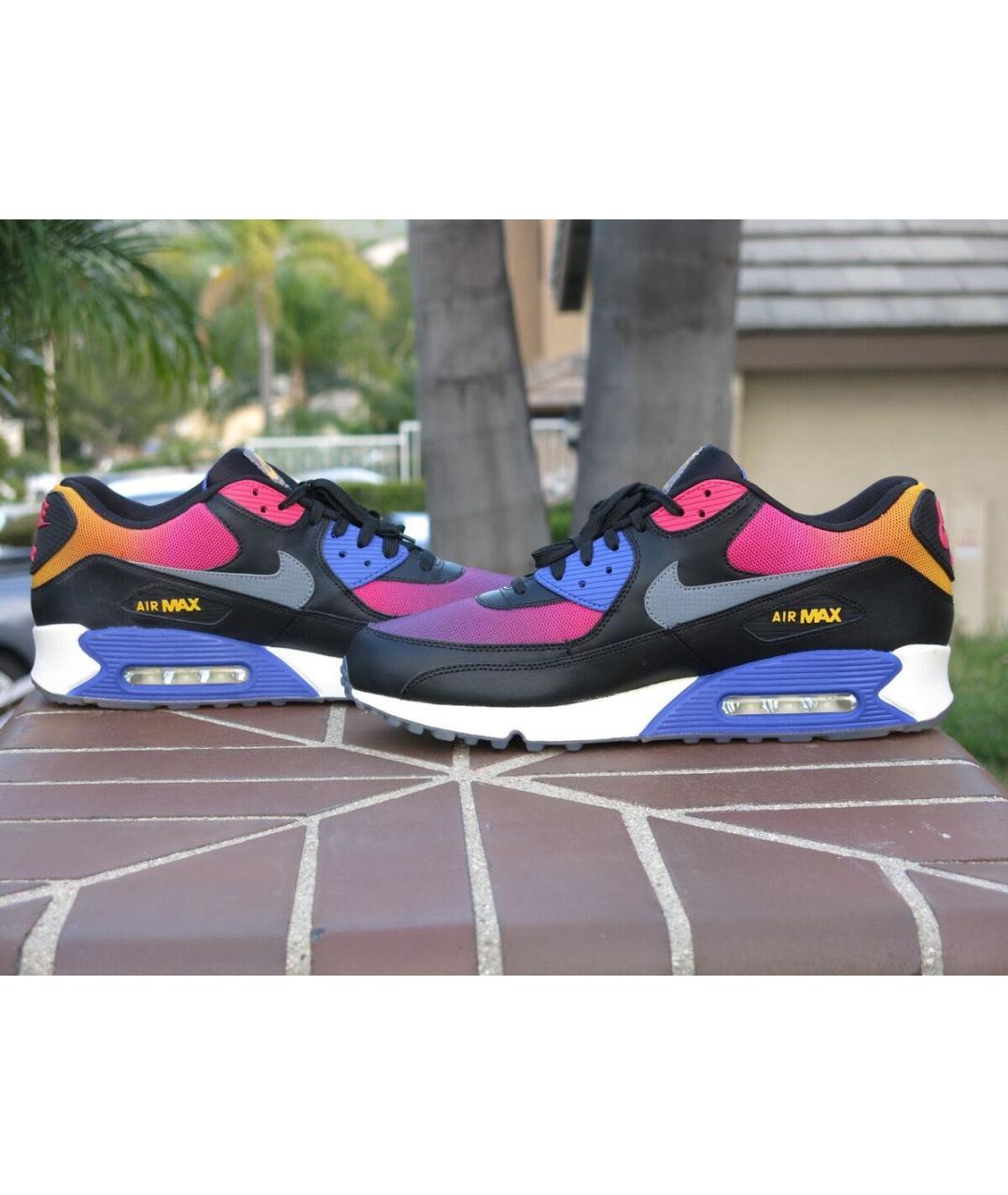 NIKE Мульти кожаные низкие кроссовки / кеды, фото 7