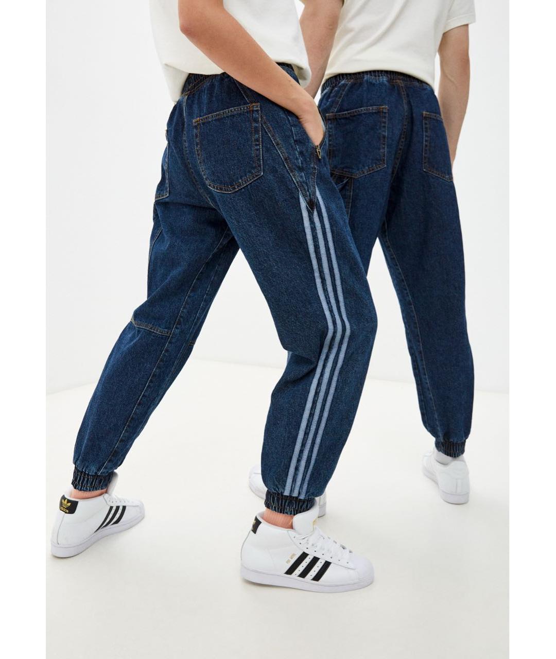 ADIDAS Темно-синий деним костюм с брюками, фото 8