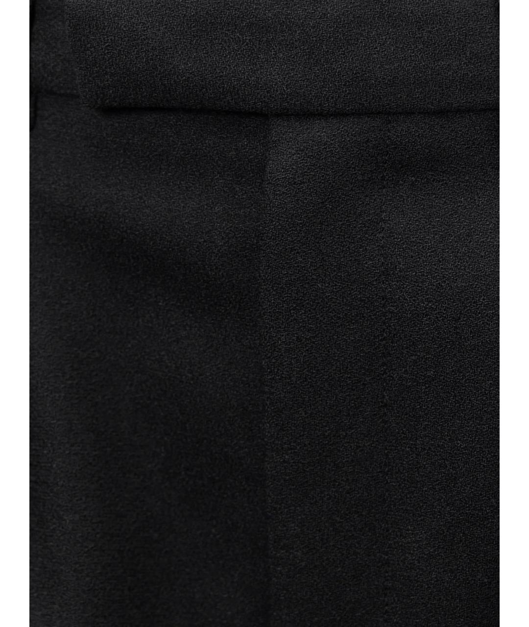 SAINT LAURENT Черные шерстяные шорты, фото 3
