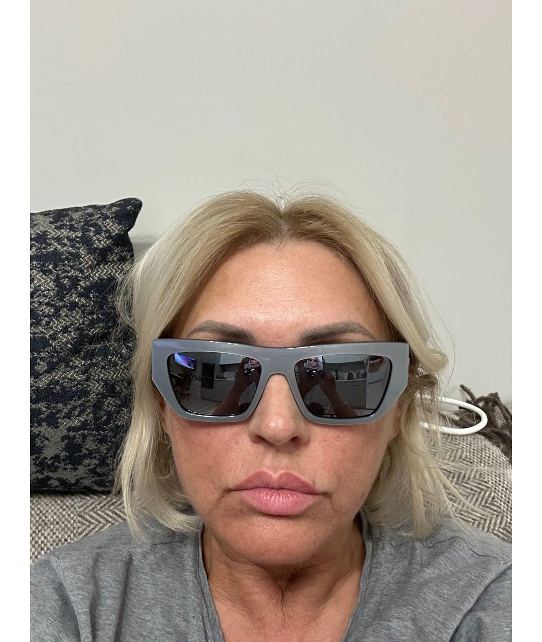 LANVIN Серые пластиковые солнцезащитные очки, фото 5