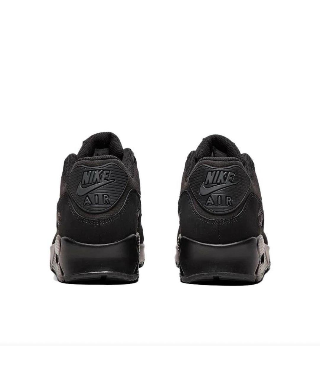 NIKE Черные замшевые низкие кроссовки / кеды, фото 4