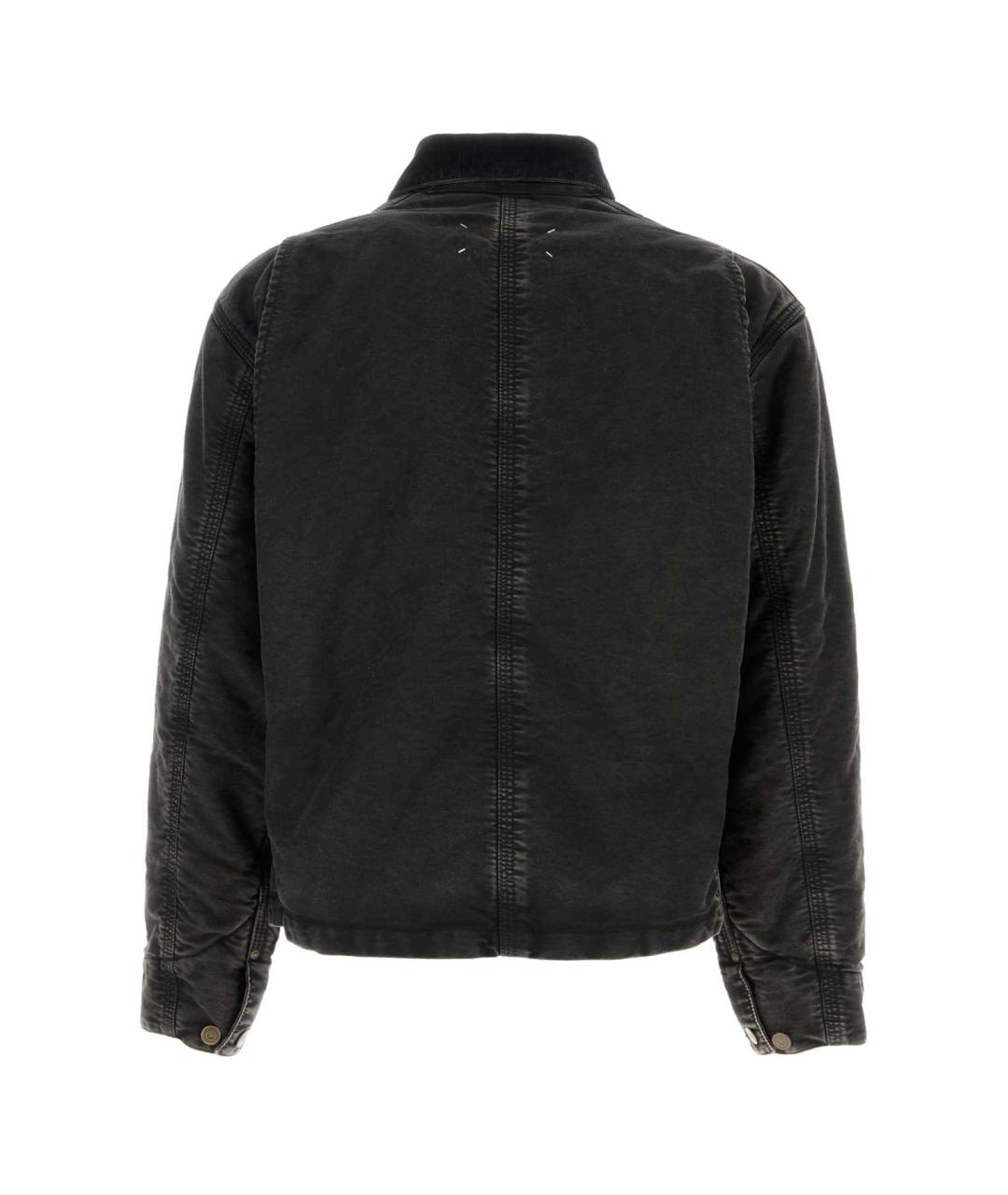 MAISON MARGIELA Черная хлопковая куртка, фото 2