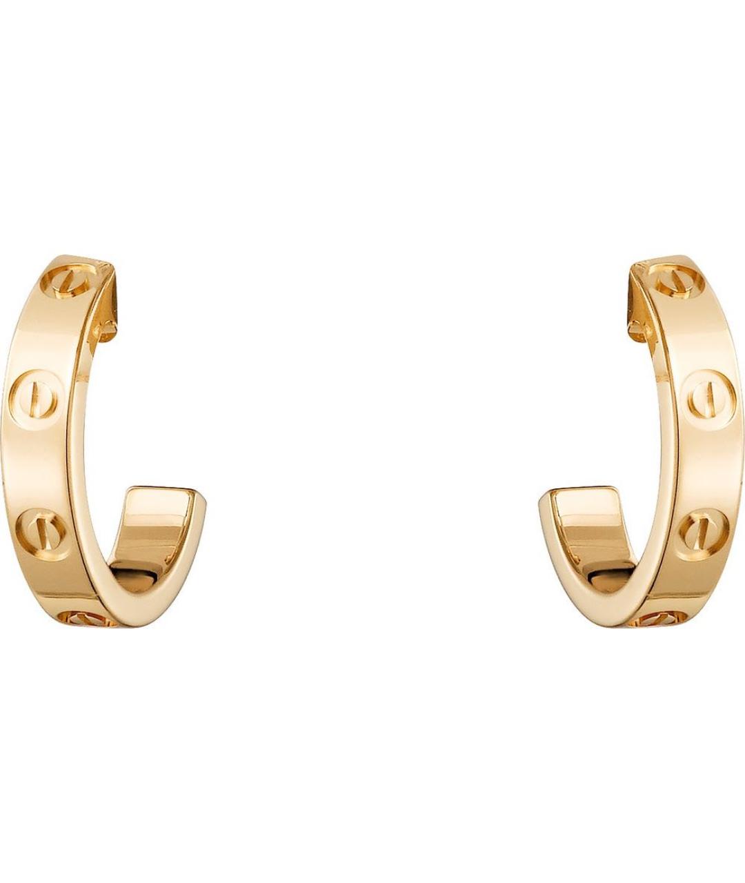 CARTIER Серьги из желтого золота, фото 1