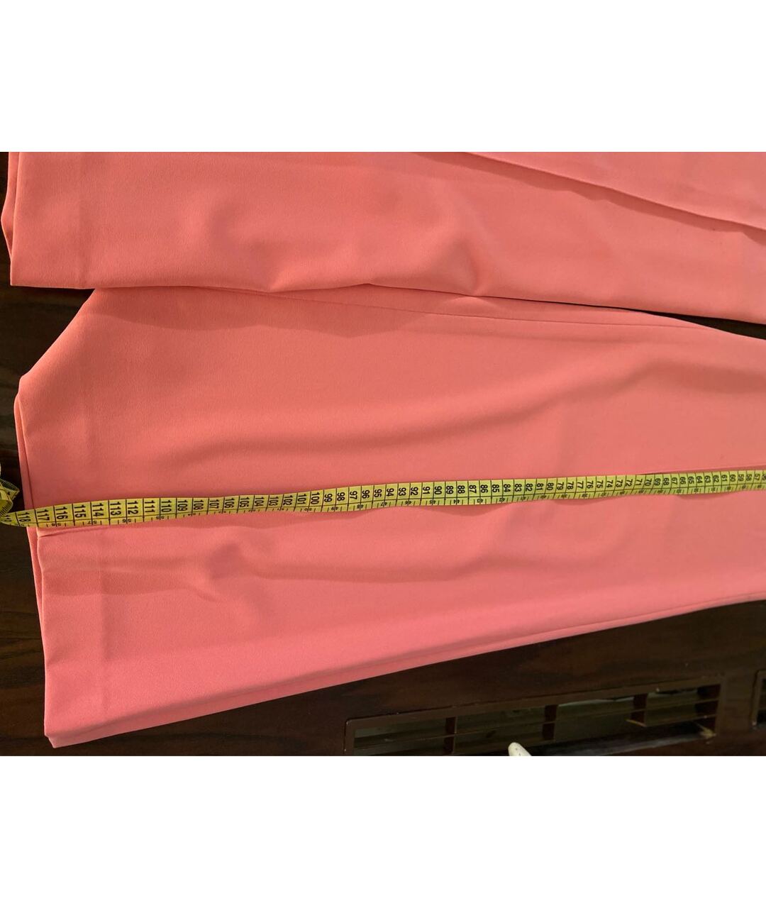 ALICE+OLIVIA Розовые полиэстеровые прямые брюки, фото 7
