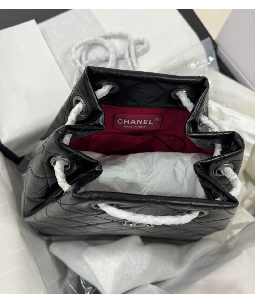 CHANEL Желтый рюкзак, фото 5