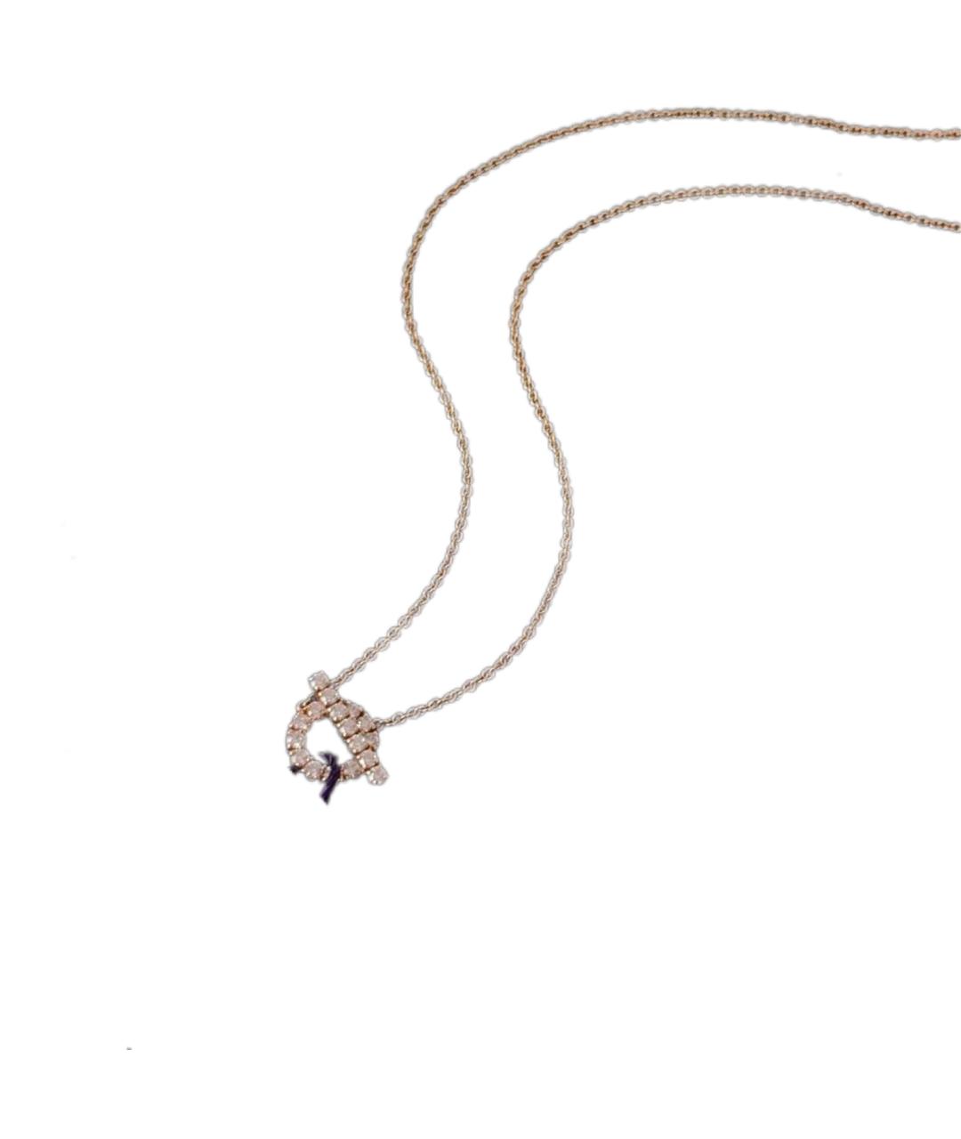 HERMES Золотое колье из розового золота, фото 6