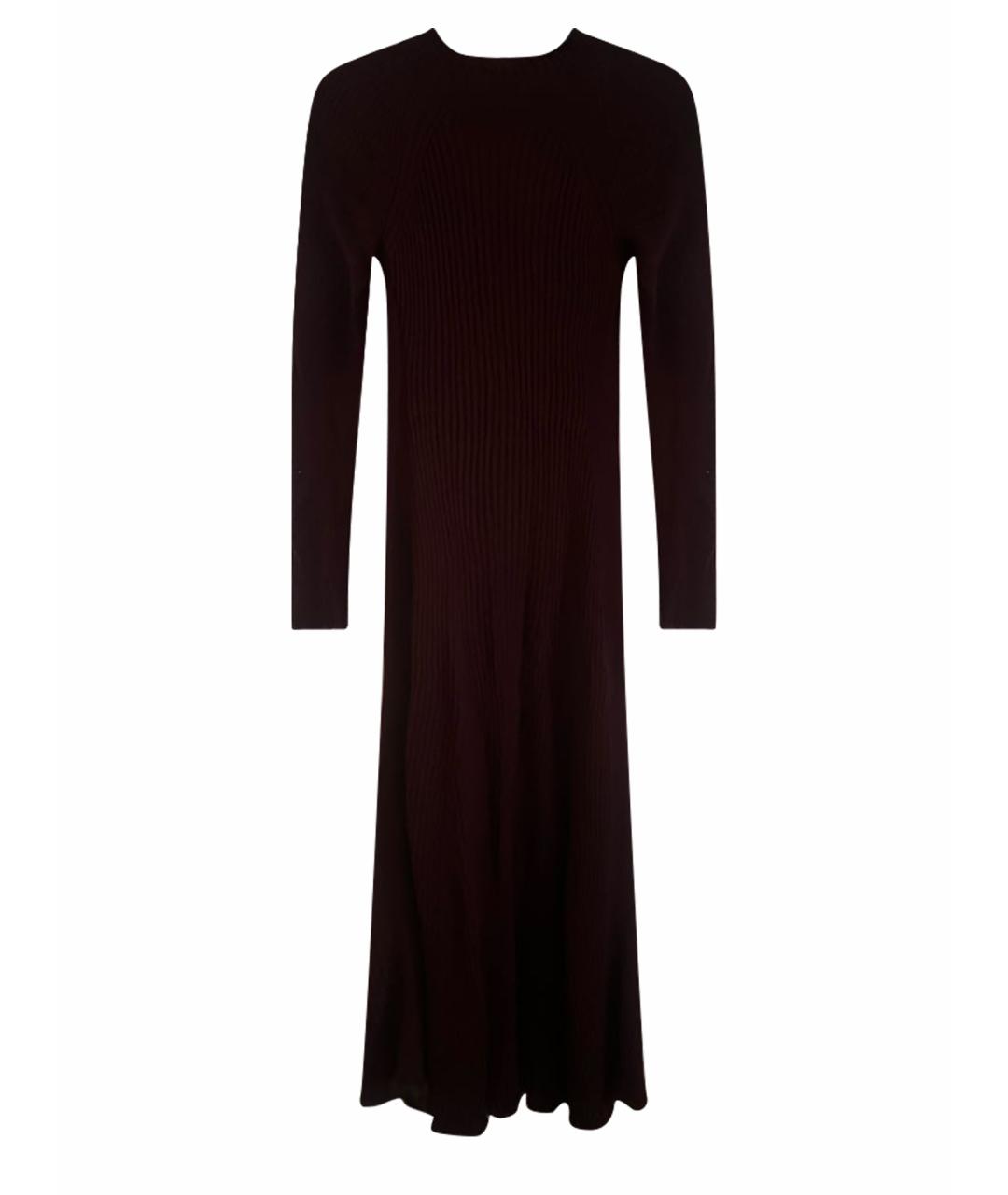 SONIA RYKIEL Бордовое шерстяное повседневное платье, фото 1