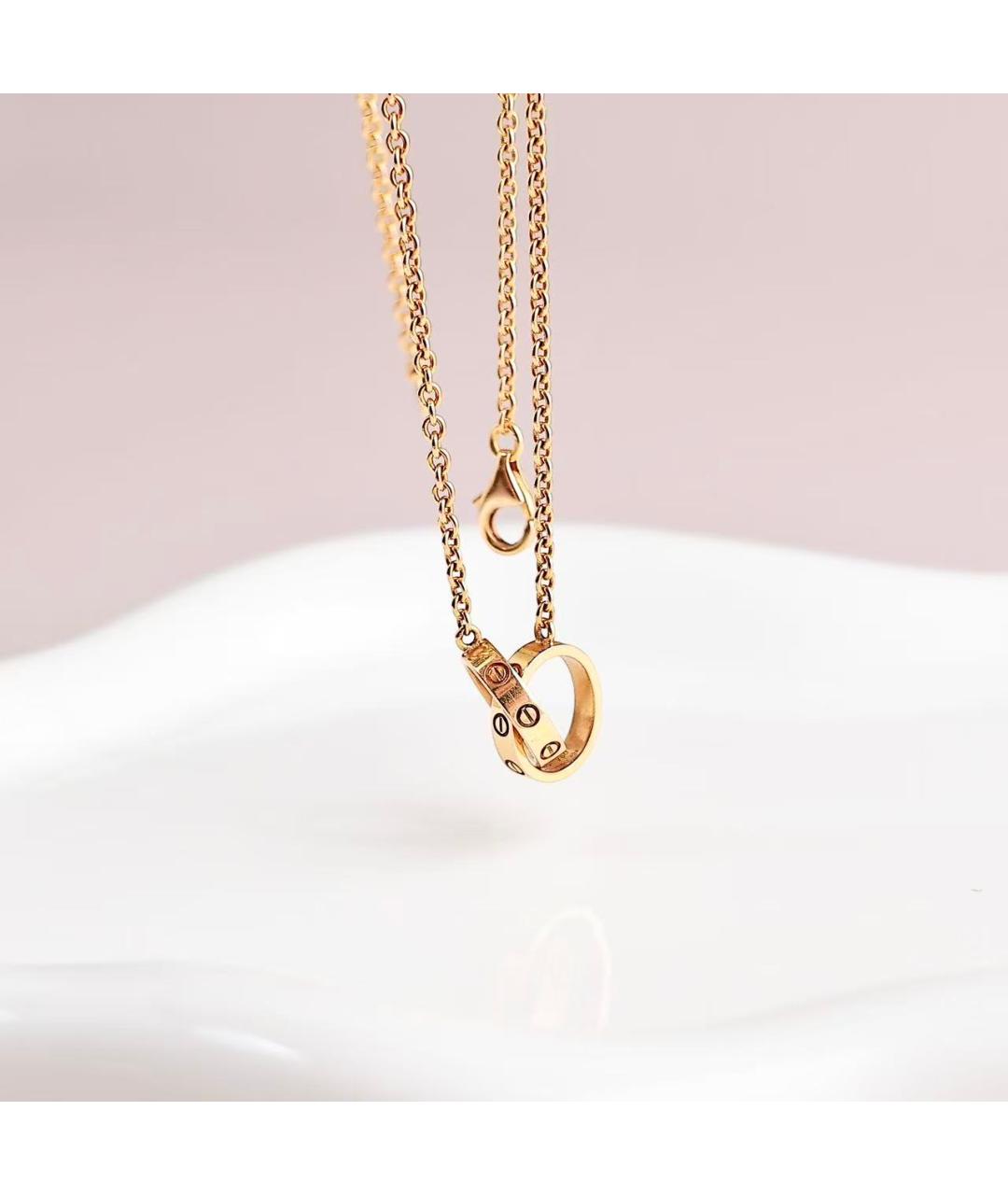 CARTIER Золотое колье из розового золота, фото 3