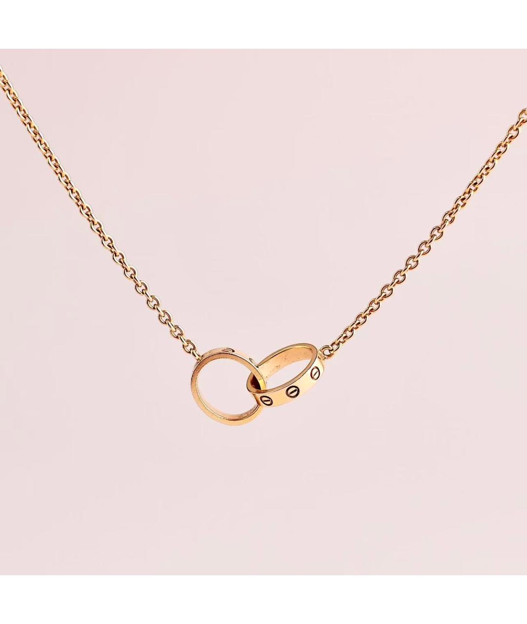 CARTIER Золотое колье из розового золота, фото 2