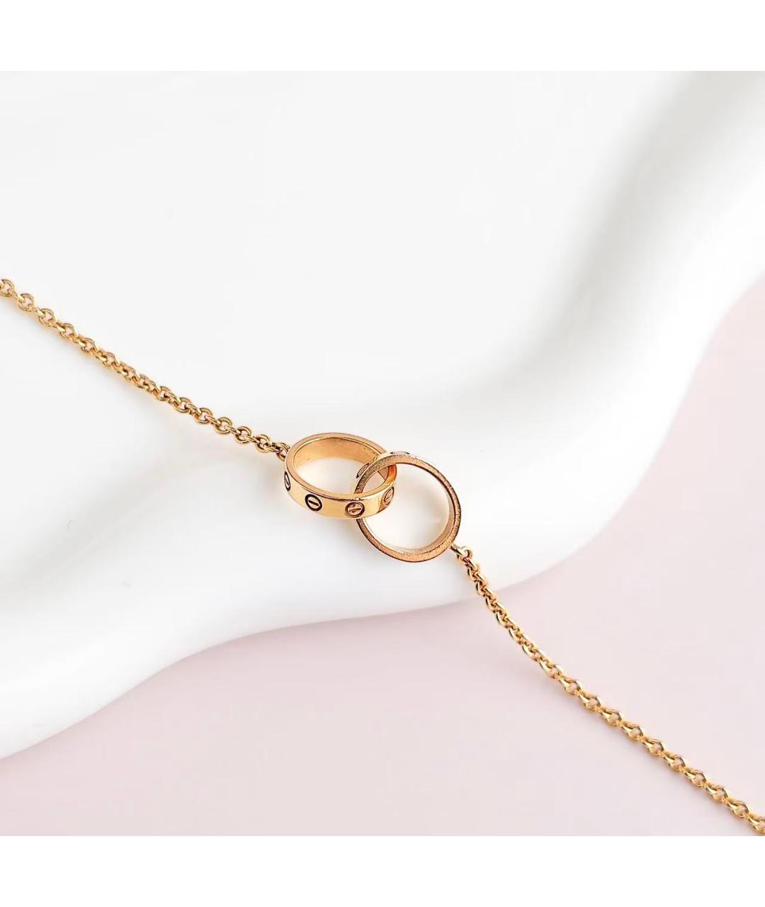 CARTIER Золотое колье из розового золота, фото 4
