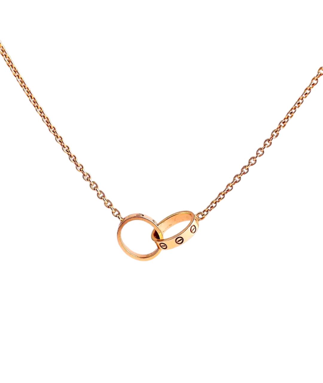 CARTIER Золотое колье из розового золота, фото 1