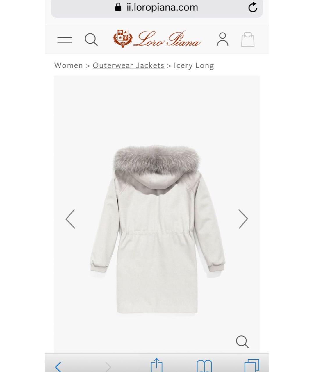 LORO PIANA Кашемировая парка, фото 3
