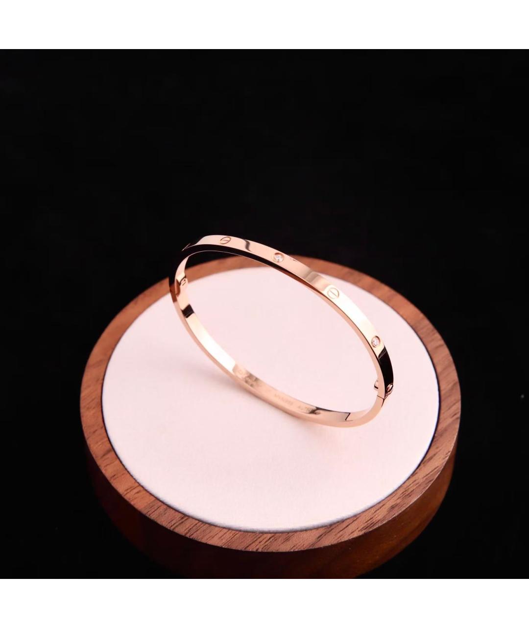 CARTIER Золотой браслет из розового золота, фото 4