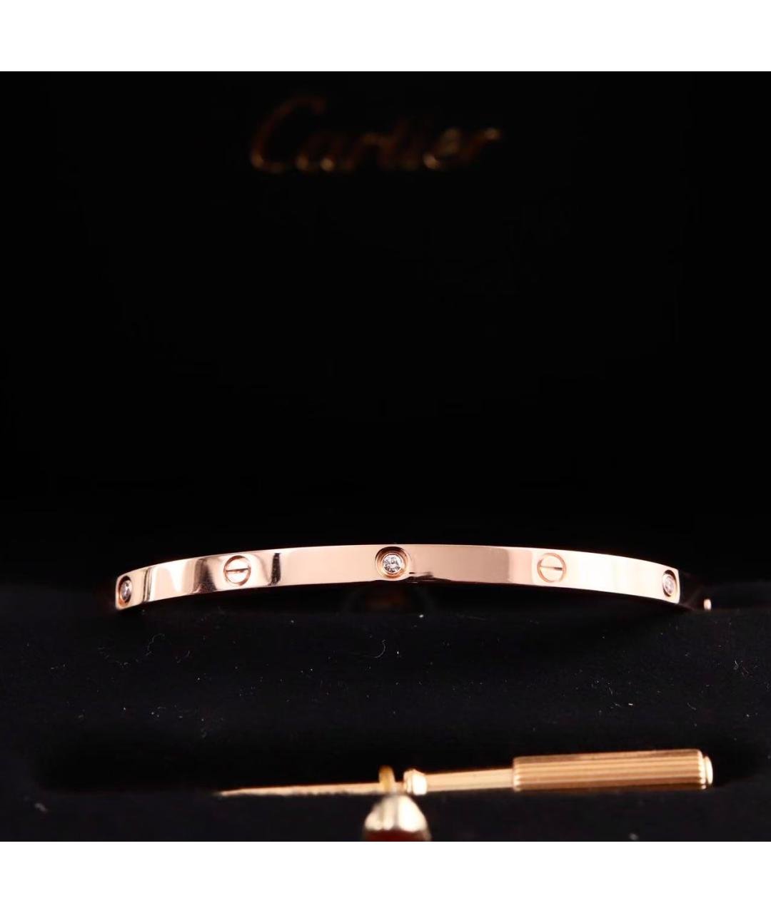 CARTIER Золотой браслет из розового золота, фото 2