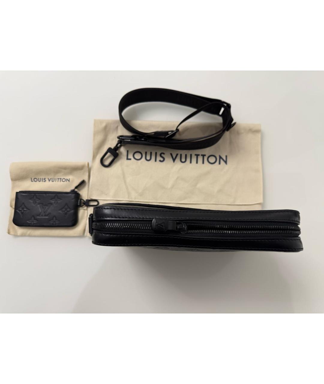 LOUIS VUITTON Черная сумка на плечо, фото 4