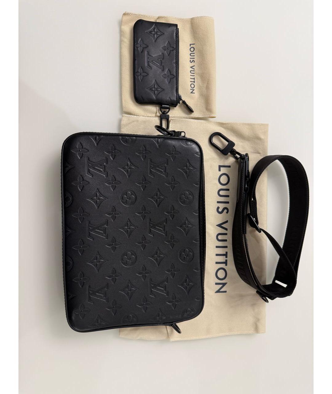 LOUIS VUITTON Черная сумка на плечо, фото 2