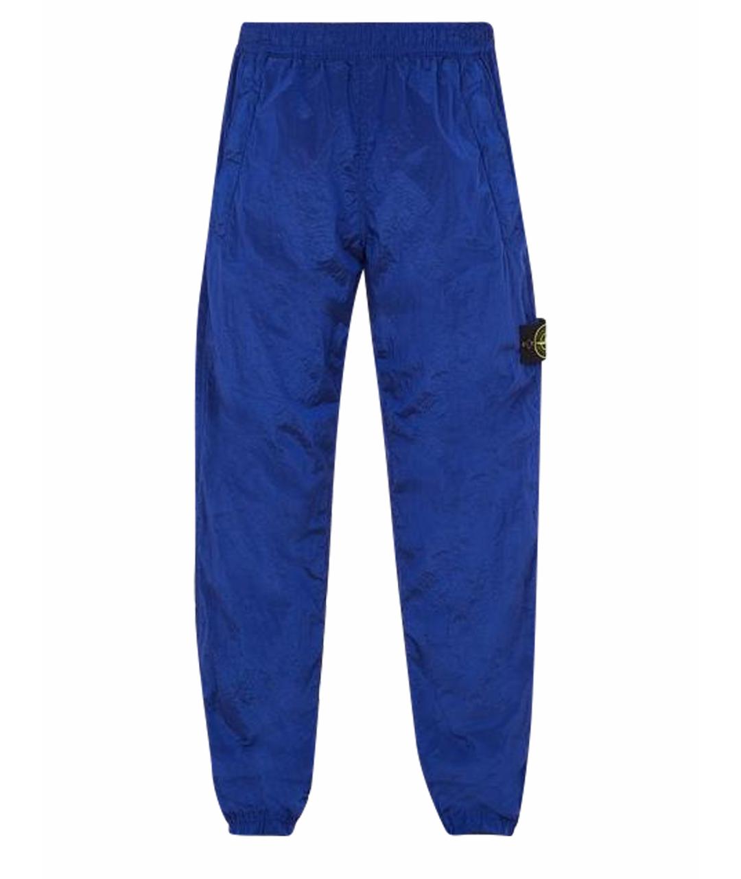 STONE ISLAND Синие повседневные брюки, фото 1