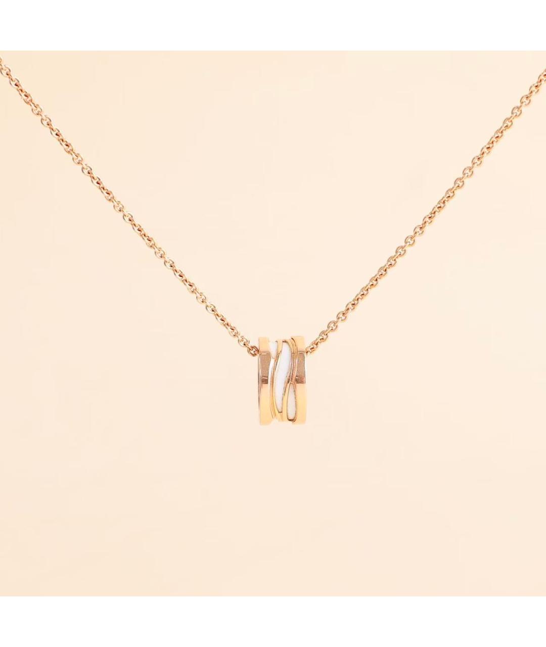 BVLGARI Золотое колье из розового золота, фото 2
