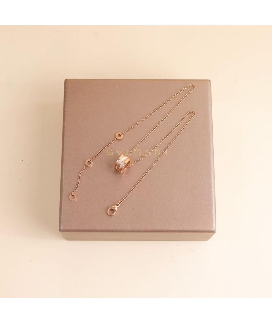 BVLGARI Золотое колье из розового золота, фото 4