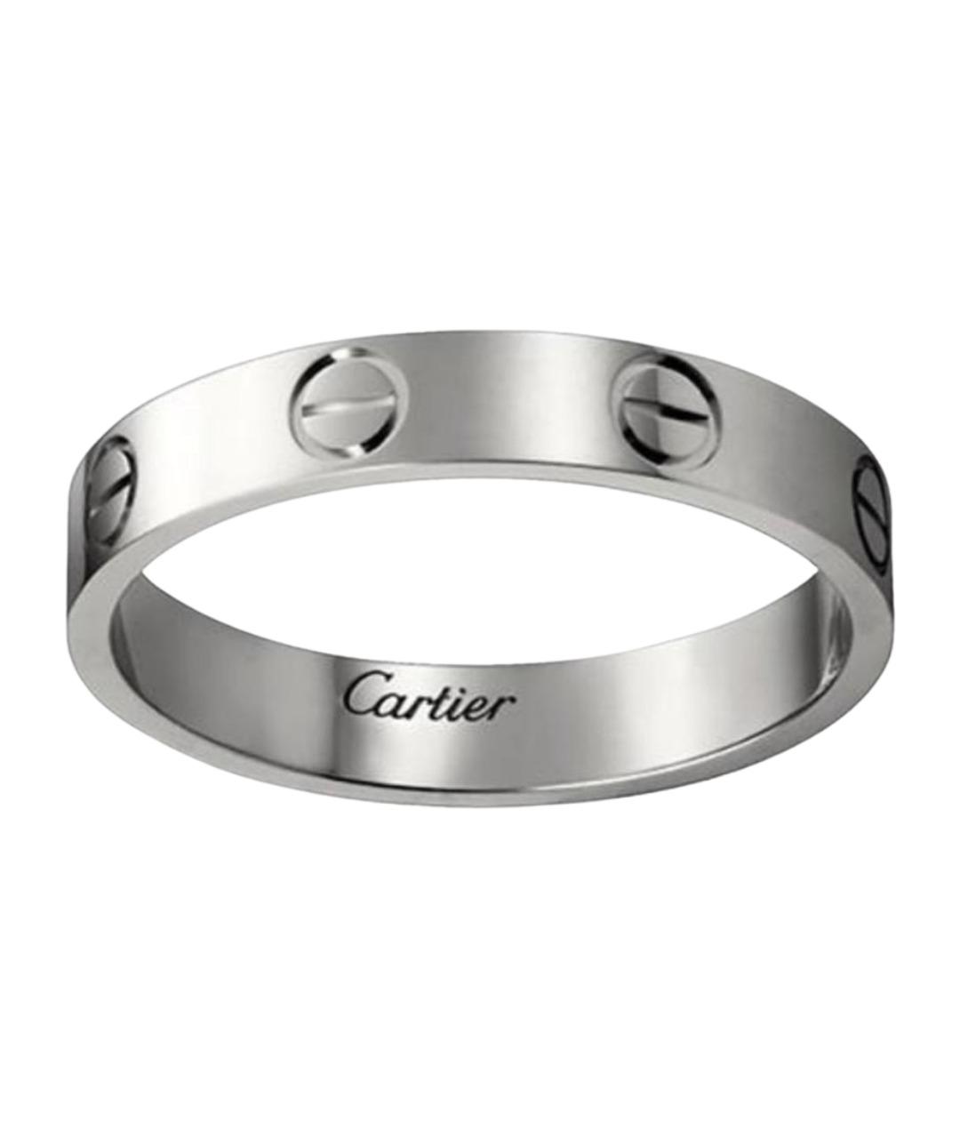CARTIER Серебряное кольцо из белого золота, фото 1