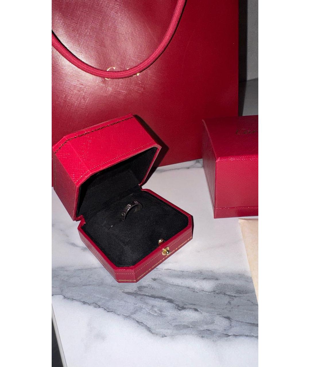 CARTIER Серебряное кольцо из белого золота, фото 4