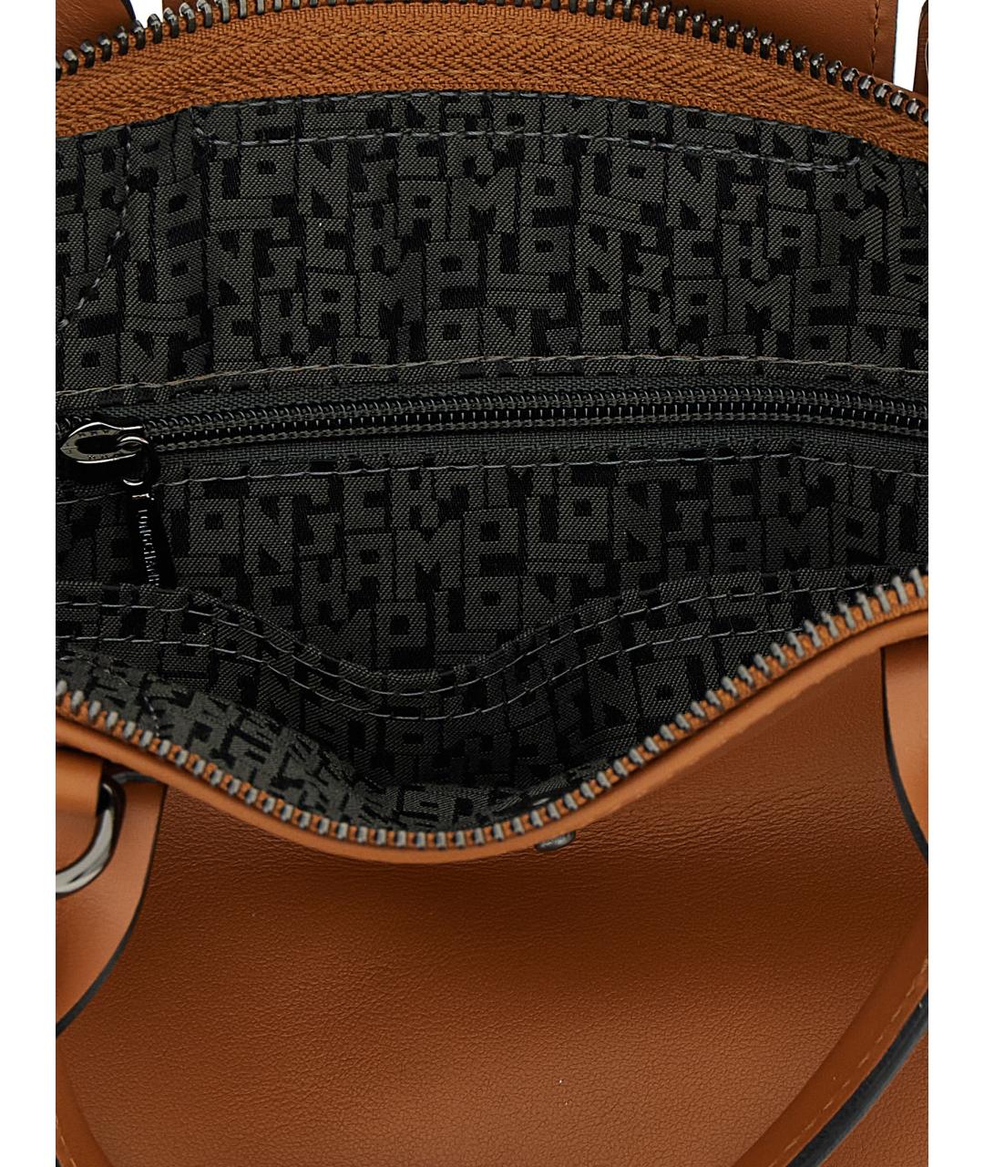 LONGCHAMP Коричневая кожаная сумка тоут, фото 4