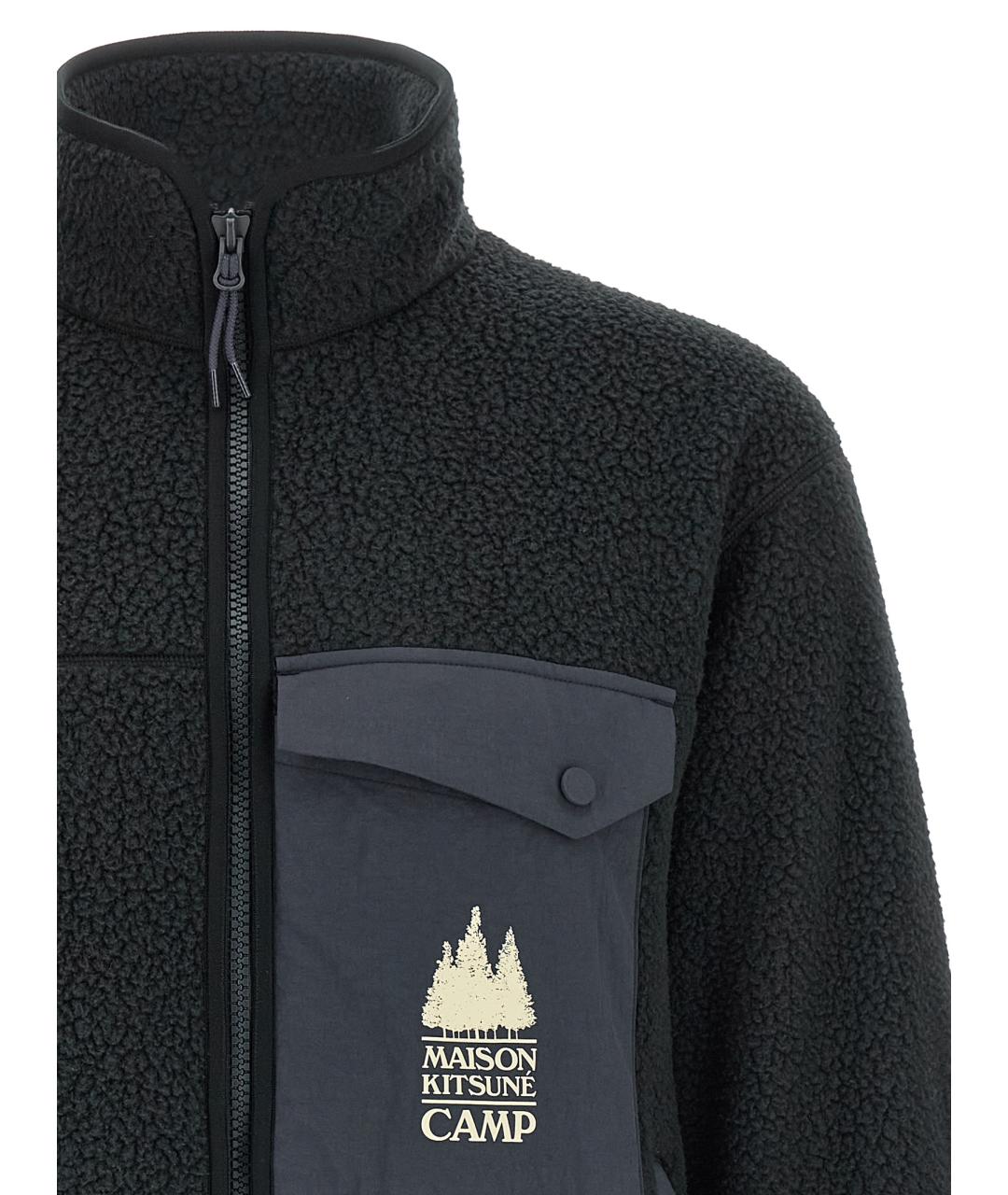 MAISON KITSUNE Синяя полиэстеровая куртка, фото 1