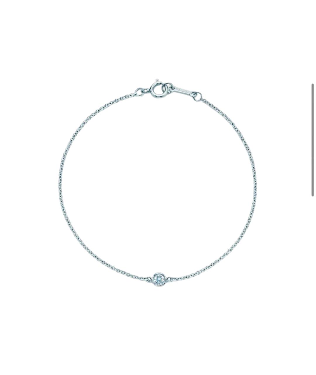 TIFFANY&CO Серебрянный платиновый браслет, фото 5
