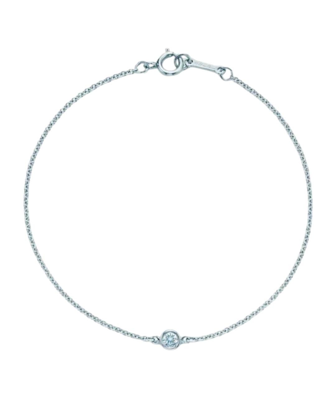 TIFFANY&CO Серебрянный платиновый браслет, фото 1