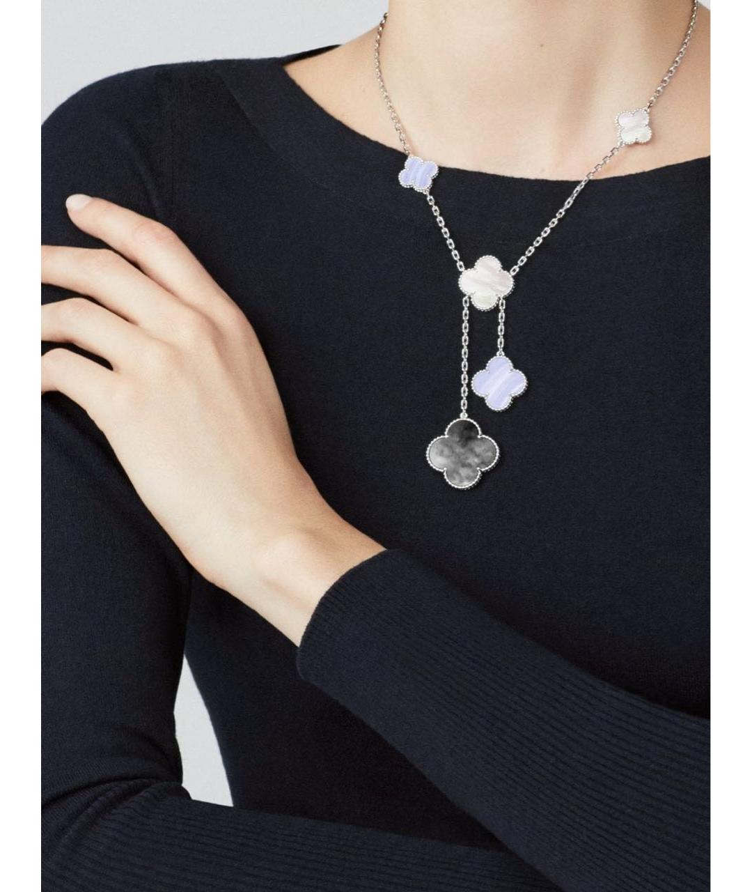 VAN CLEEF & ARPELS Мульти подвеска из белого золота, фото 3