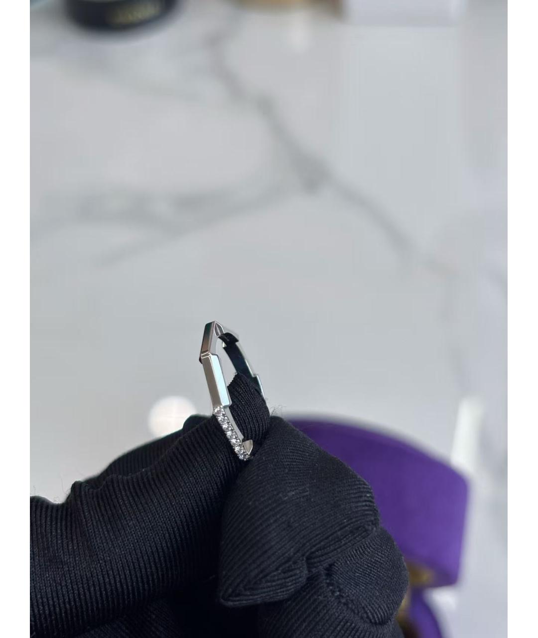 GUCCI Серебряное кольцо из белого золота, фото 3