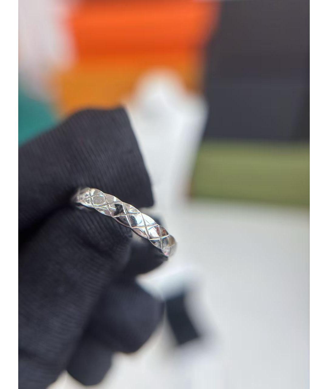 CHANEL Серебряное кольцо из белого золота, фото 5