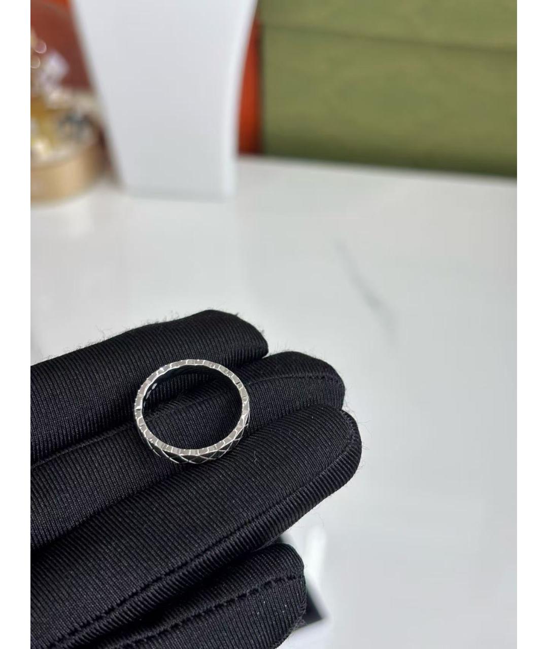 CHANEL Серебряное кольцо из белого золота, фото 4
