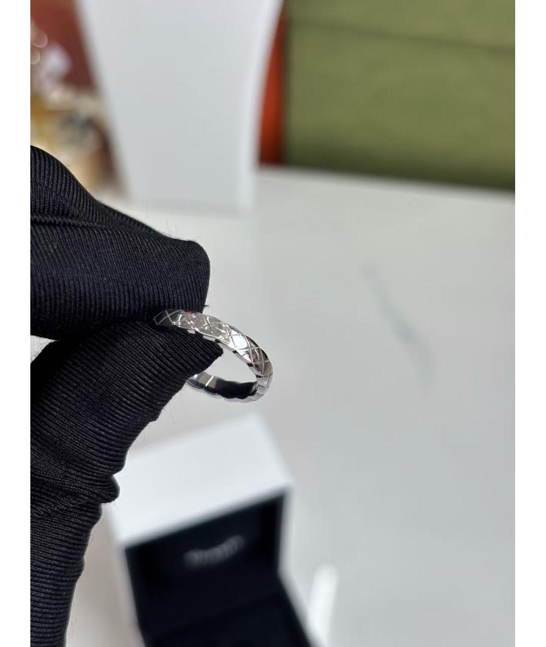 CHANEL Серебряное кольцо из белого золота, фото 7