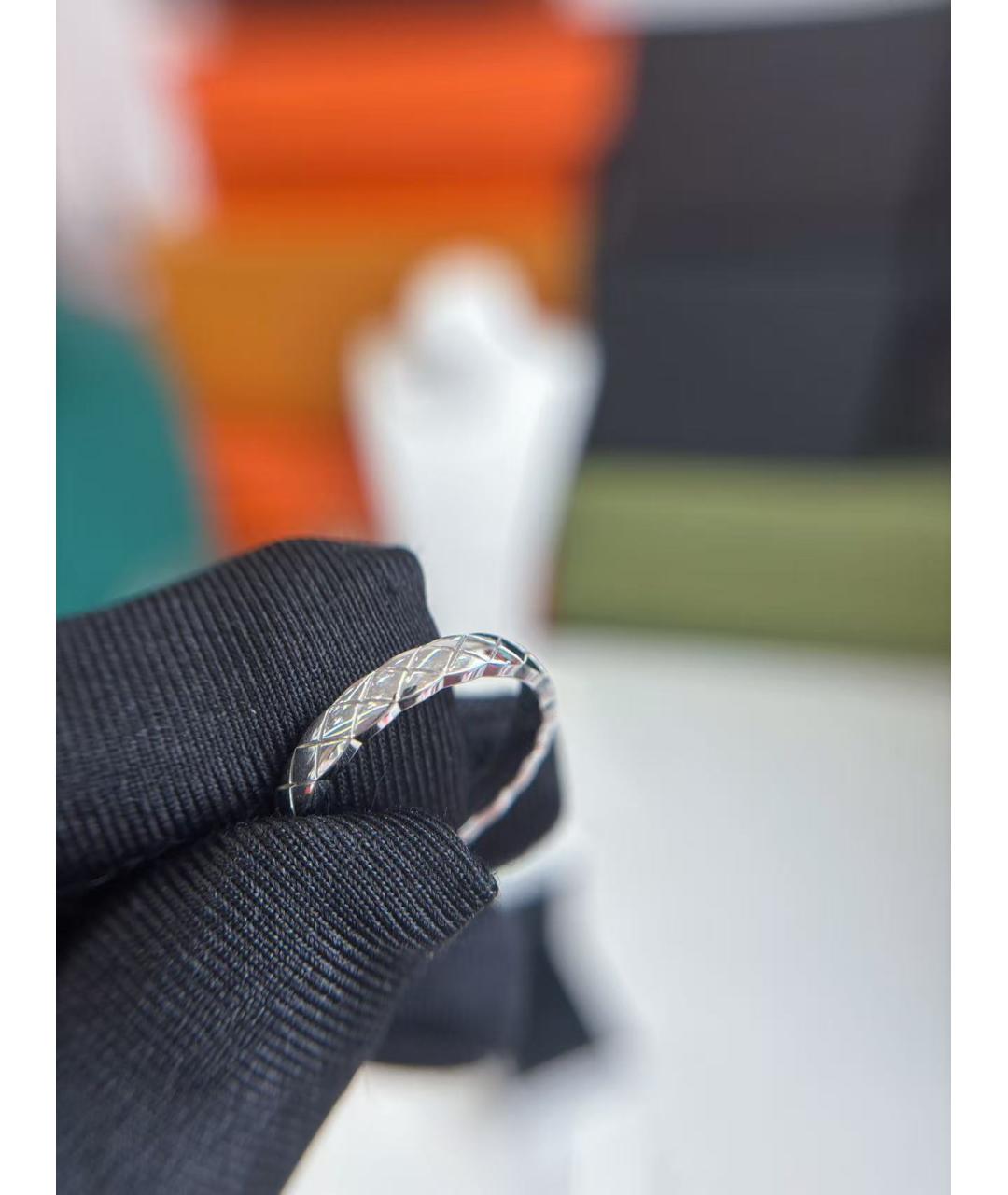 CHANEL Серебряное кольцо из белого золота, фото 6