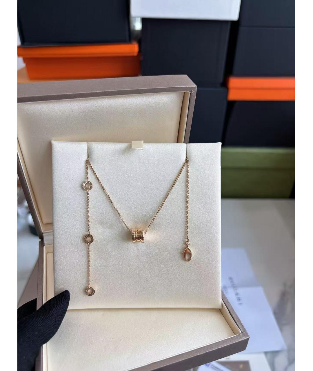 BVLGARI Золотое колье из розового золота, фото 2