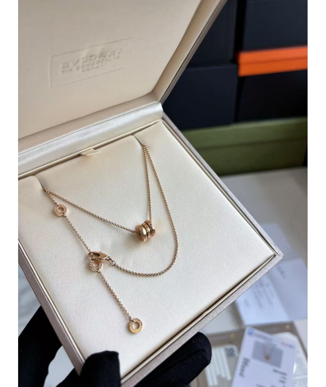 BVLGARI Золотое колье из розового золота, фото 3