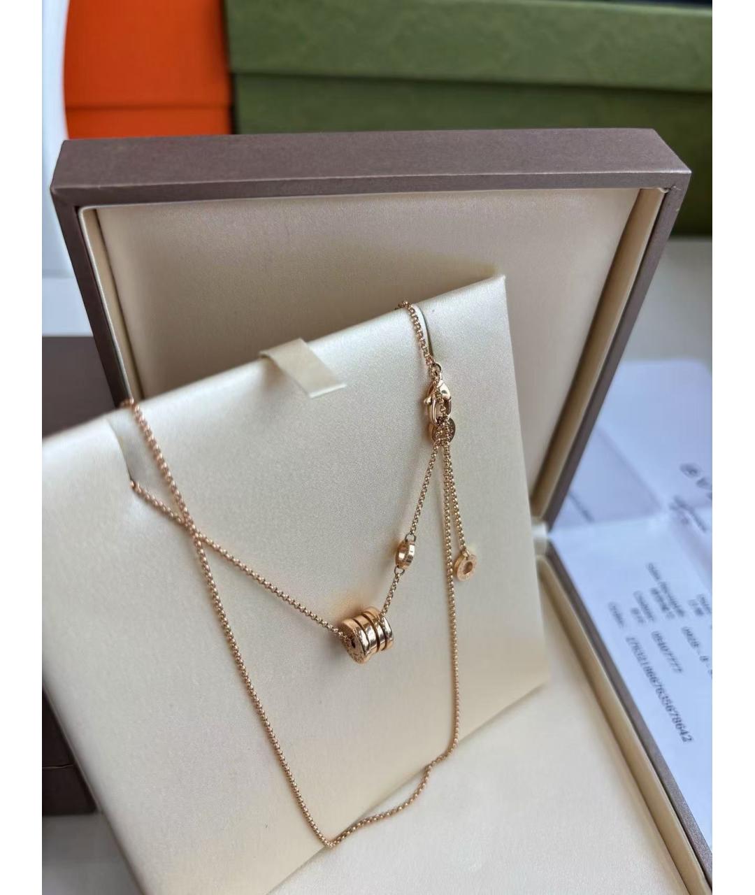 BVLGARI Золотое колье из розового золота, фото 4