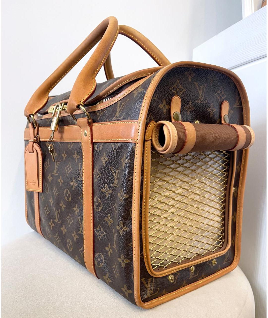 LOUIS VUITTON Коричневая дорожная/спортивная сумка, фото 2