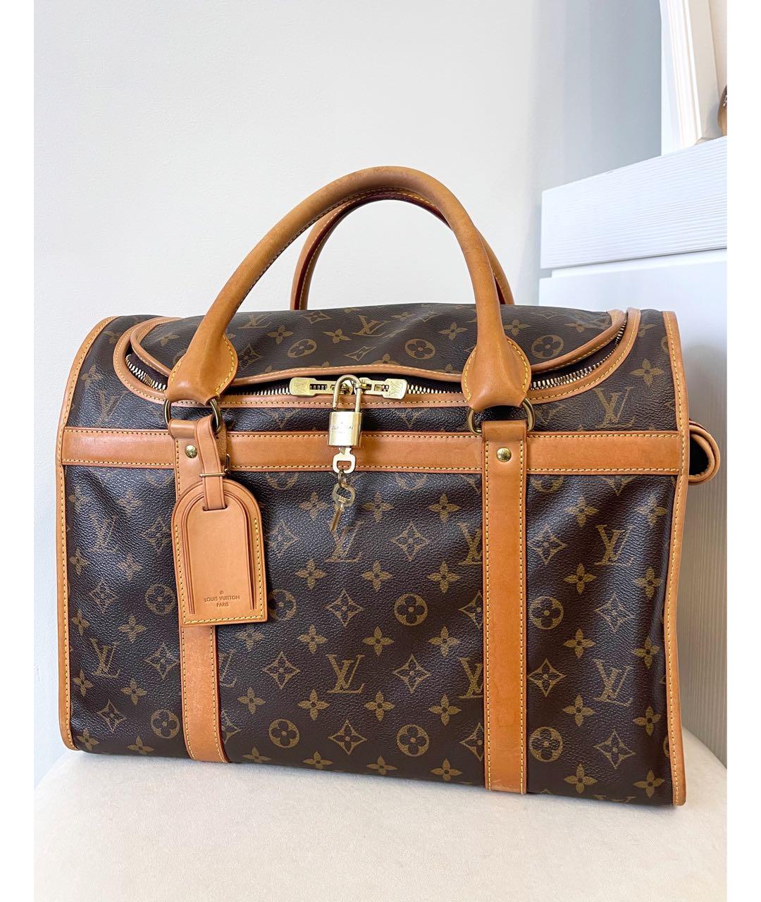 LOUIS VUITTON Коричневая дорожная/спортивная сумка, фото 6