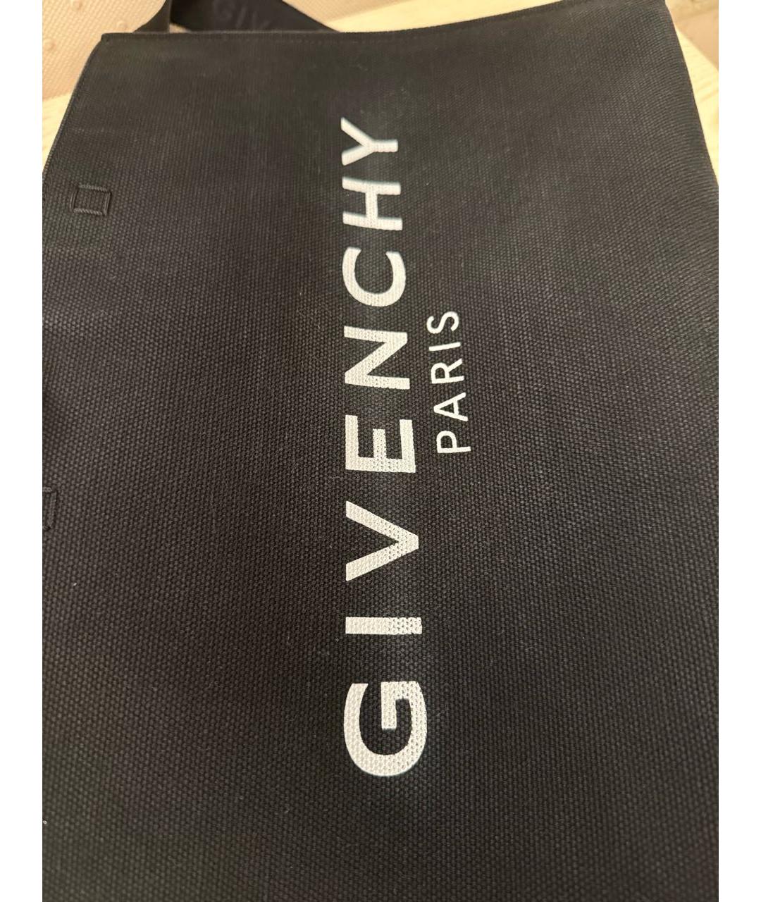 GIVENCHY Черная тканевая сумка тоут, фото 2
